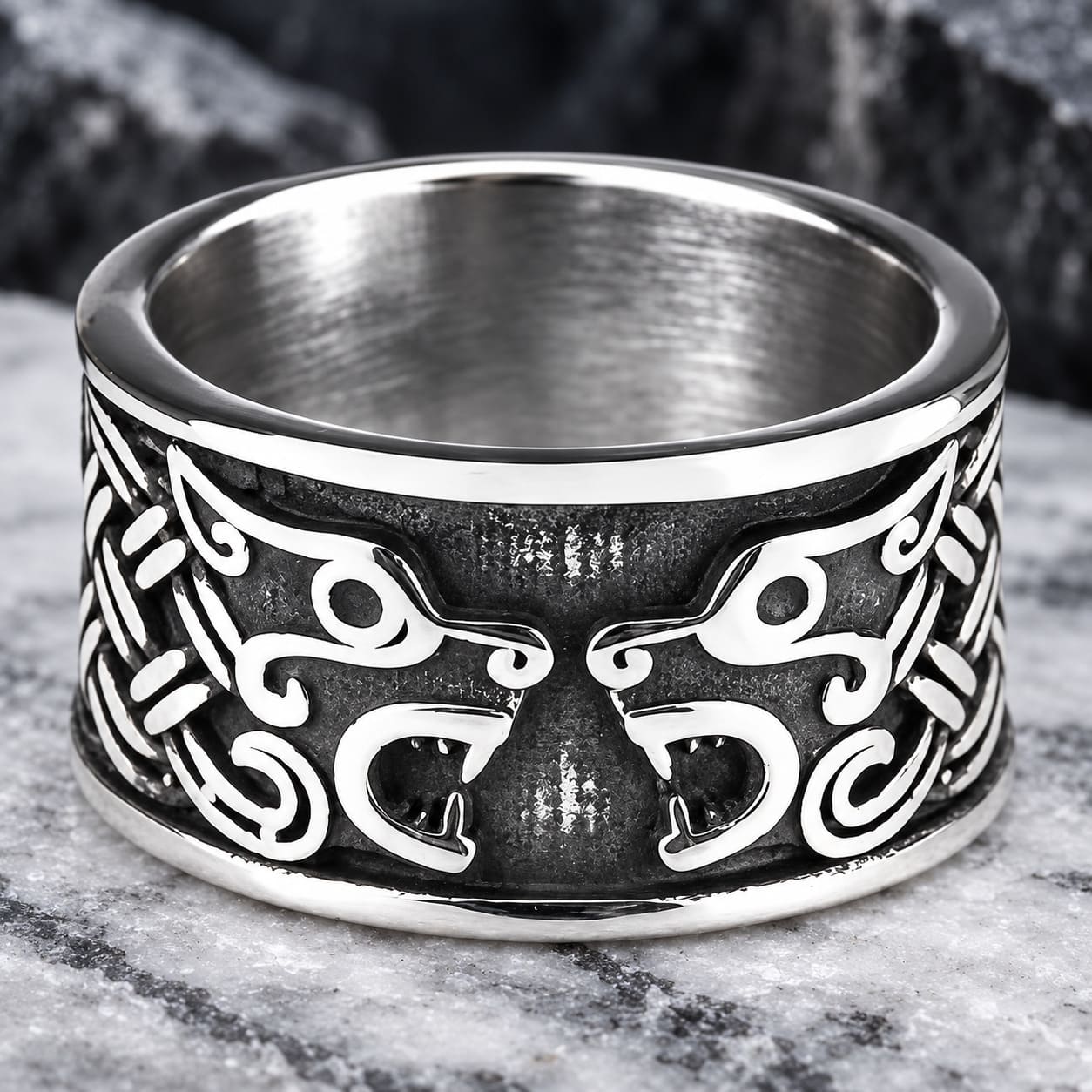 Anneau Loup Scandinave