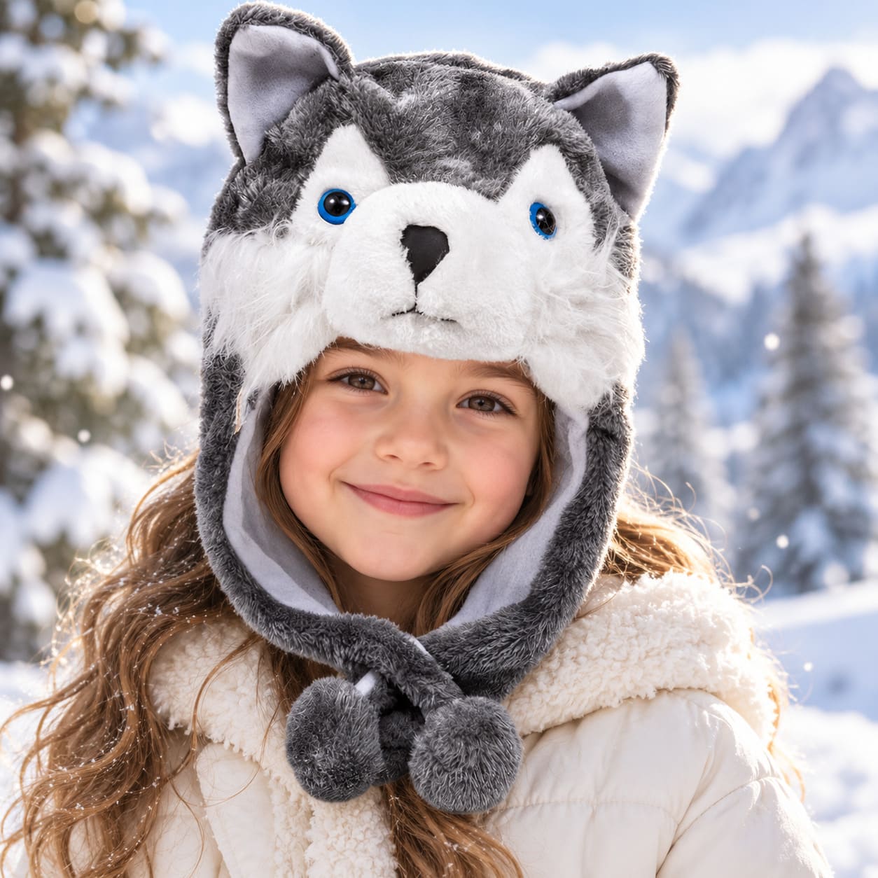 Bonnet Tête de Loup 3D