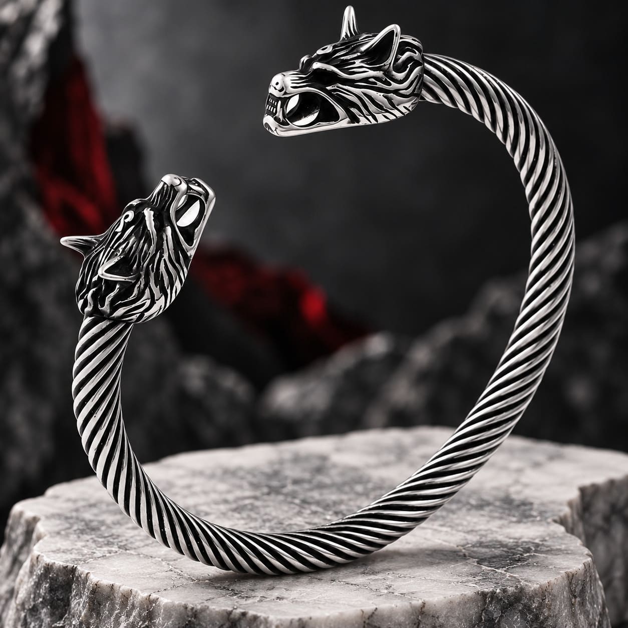 Bracelet Torque Loup Fenrir