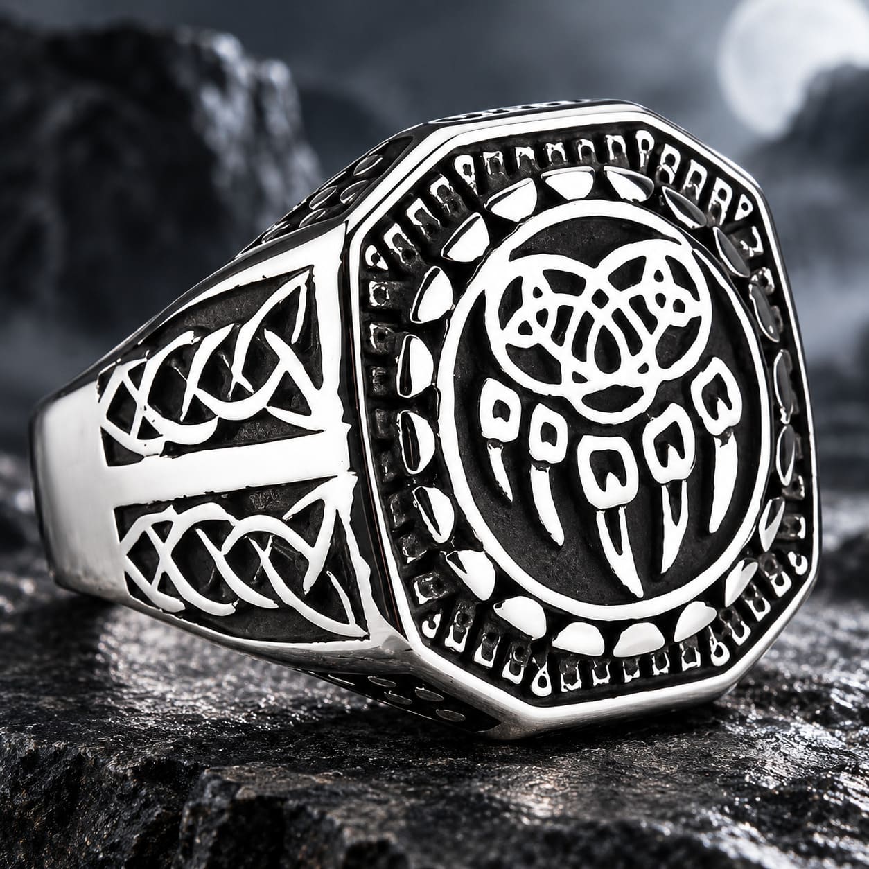 Chevalière Griffe de Loup Viking