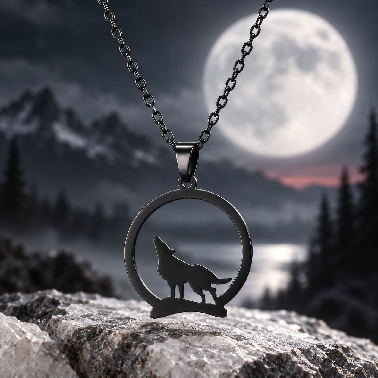 Collier Rond Chic – Loup qui Hurle