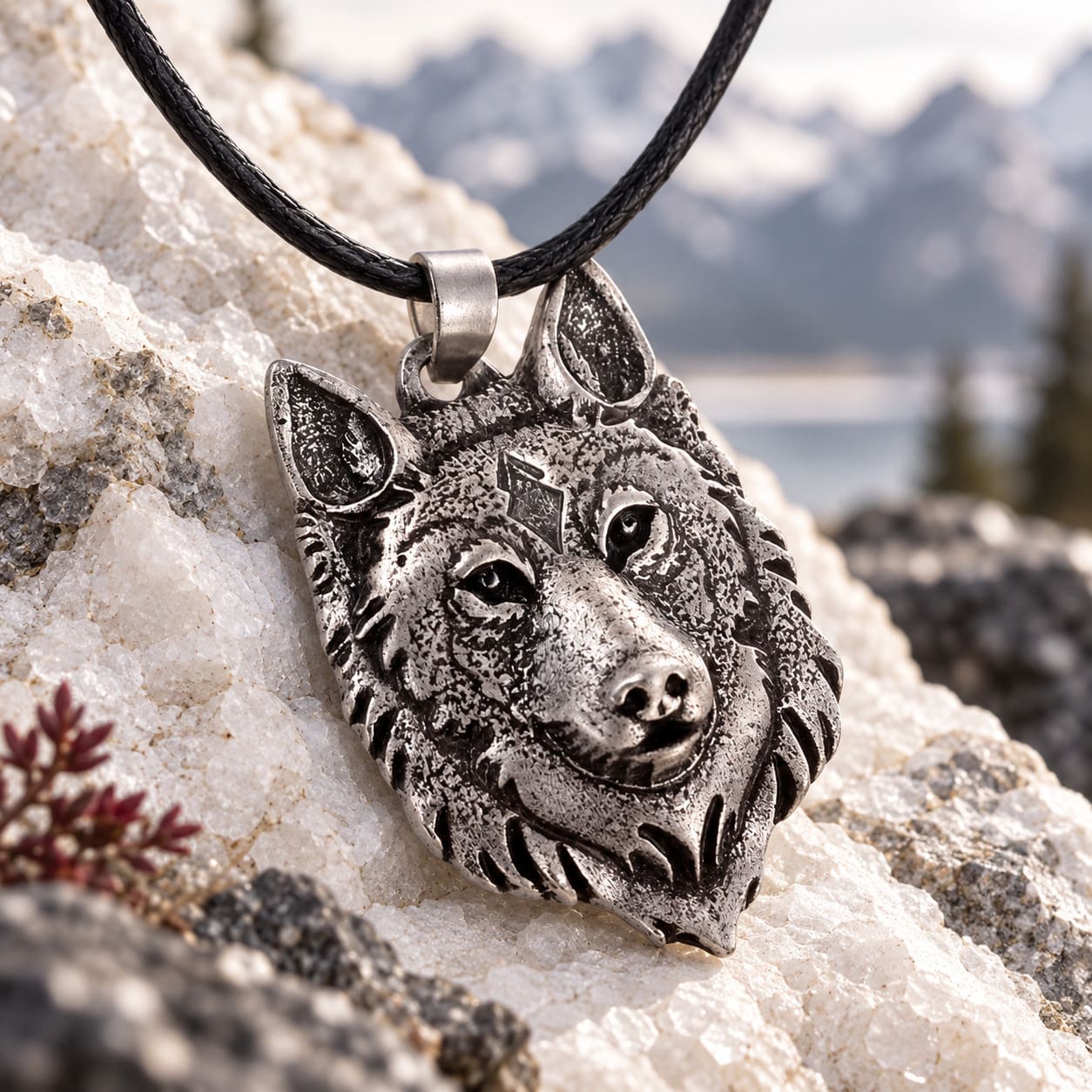 Collier Viking Tête de Loup