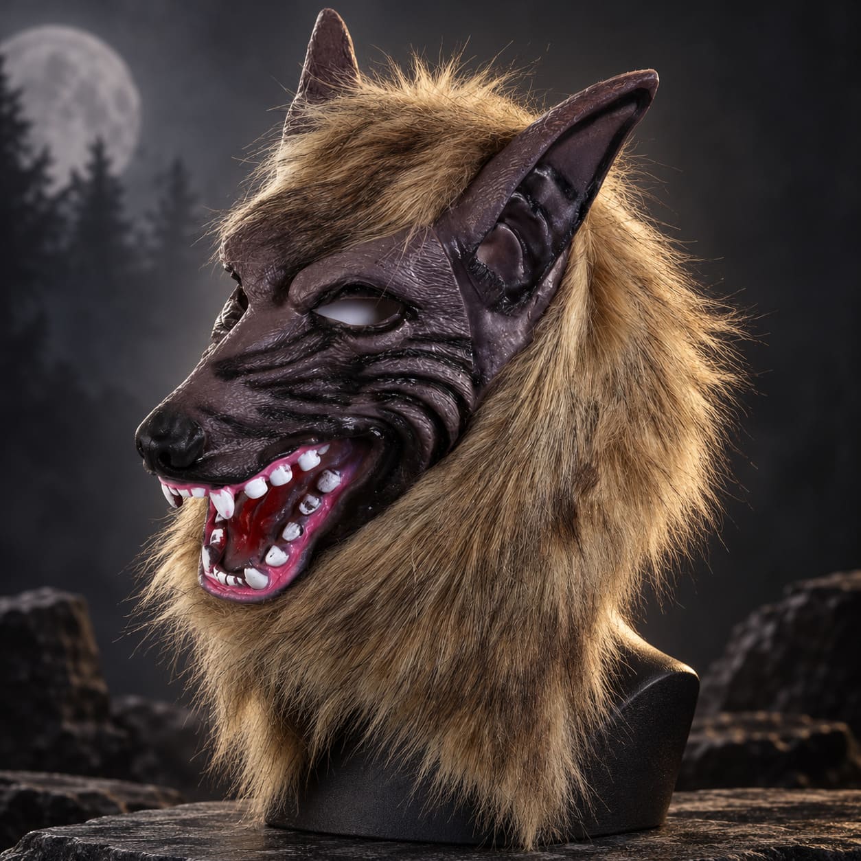 Masque Halloween Loup Garou