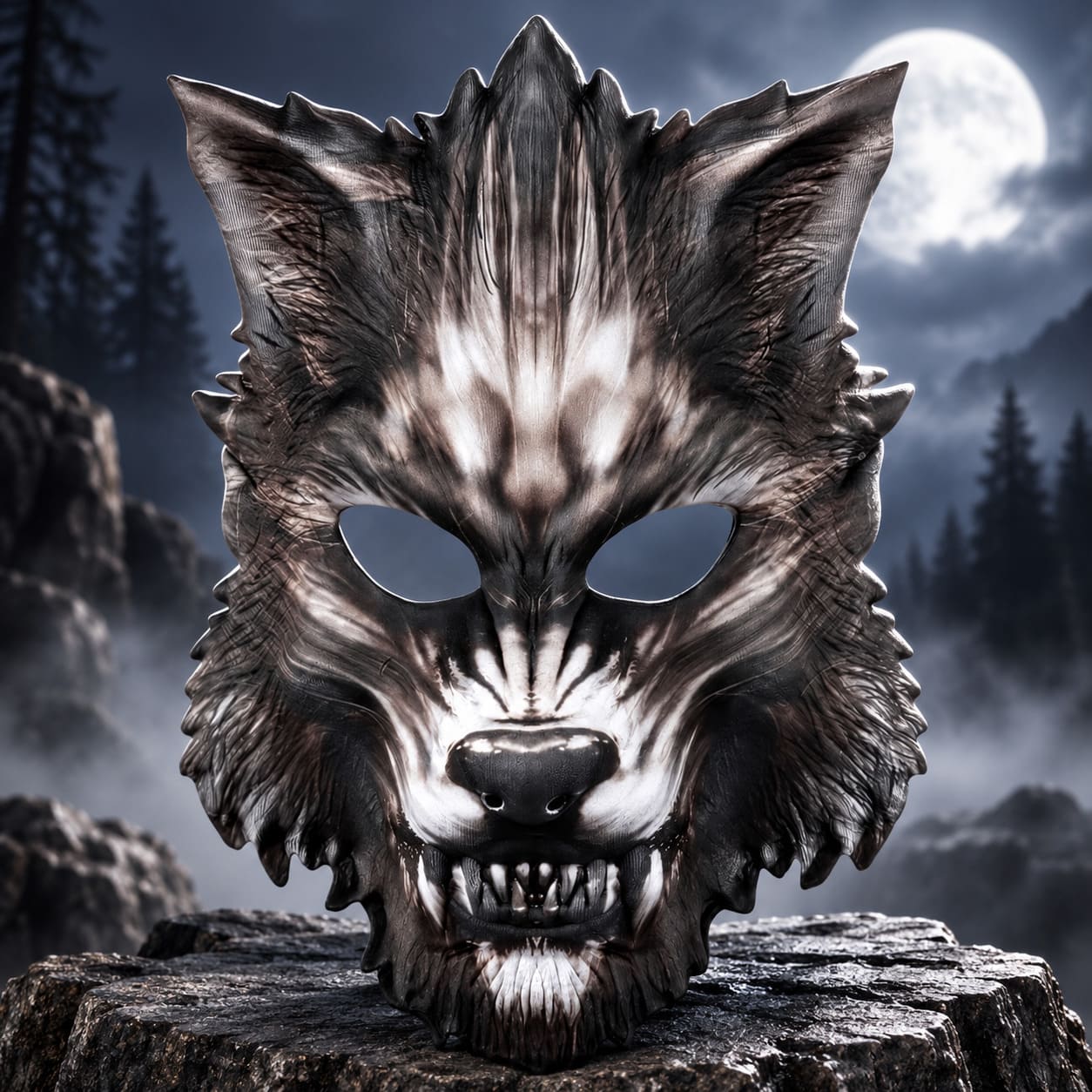 Masque Loup Garou Réaliste