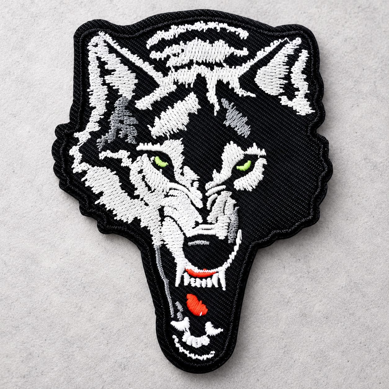 Patch Brodé Tête de Loup