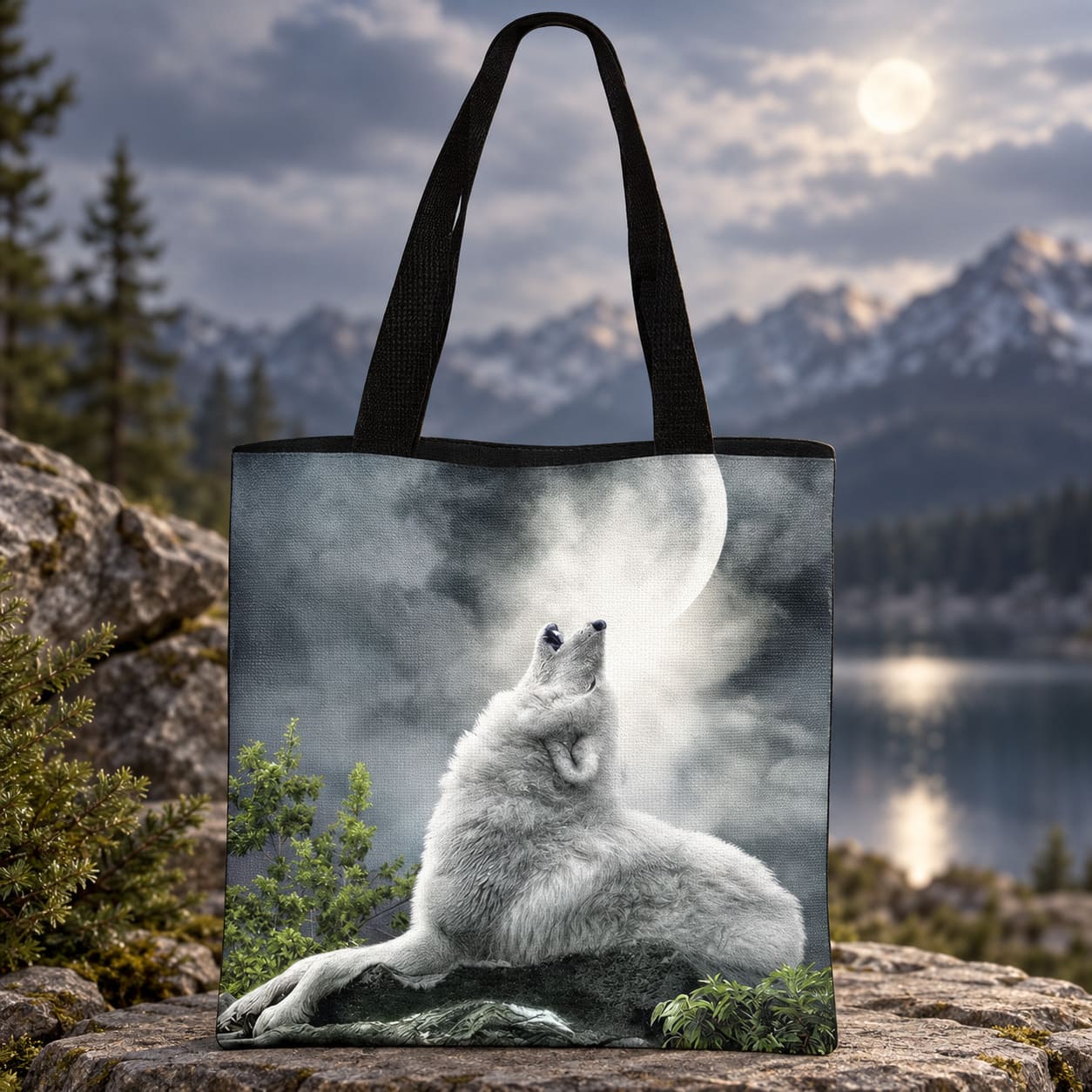 Tote-Bag Loup